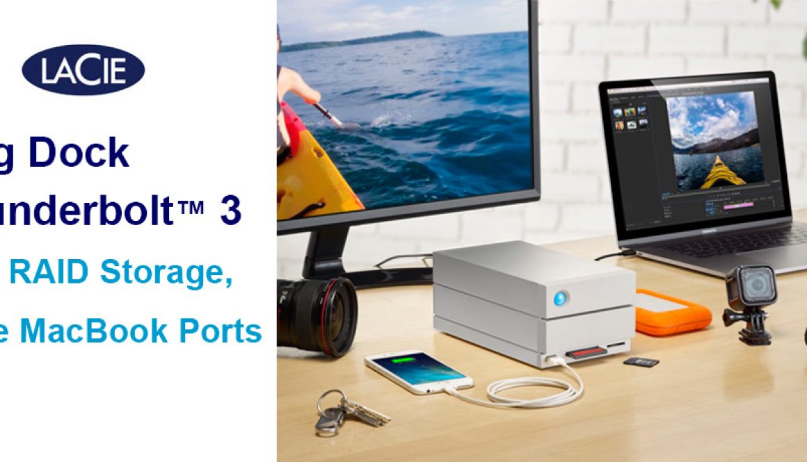 NEW Lacie 2big Dock Thunderbolt™ 3