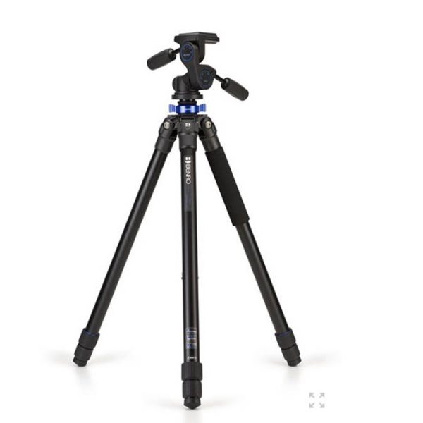 TMA37ALHD3 Mach3 Aluminum Tripod with 3 Way head