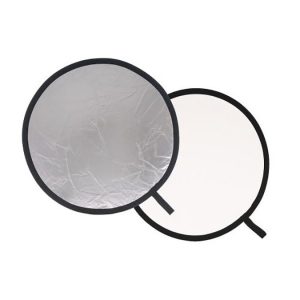 Collapsible Reflector 95cm Silver/White